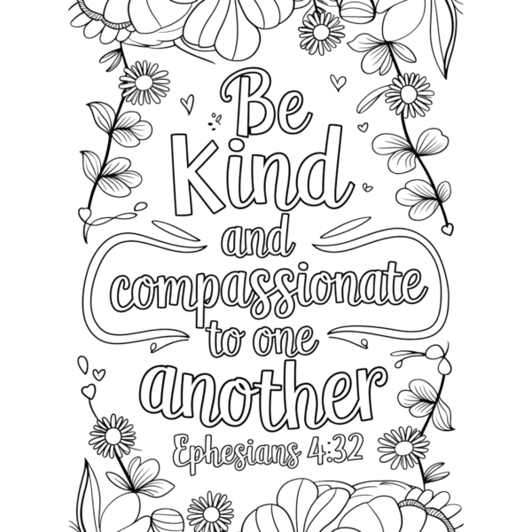 Bible Verse Coloring Page