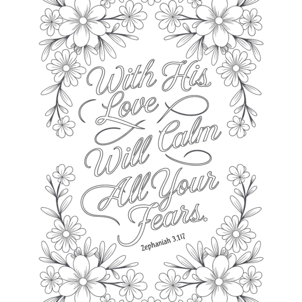 Bible Verse Coloring Page