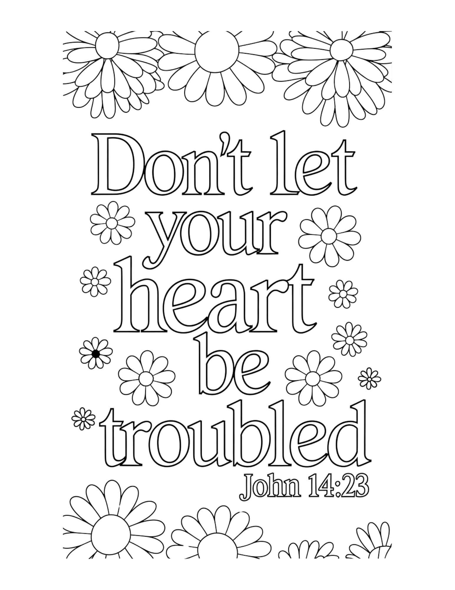 Bible Verse Coloring Page