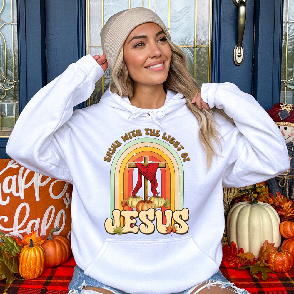Shine With The Light Of Jesus Hoodie