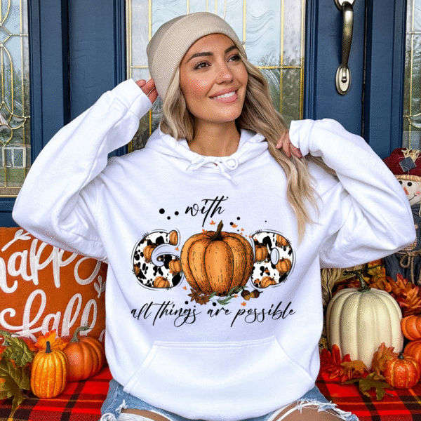 With God All Things Hoodie