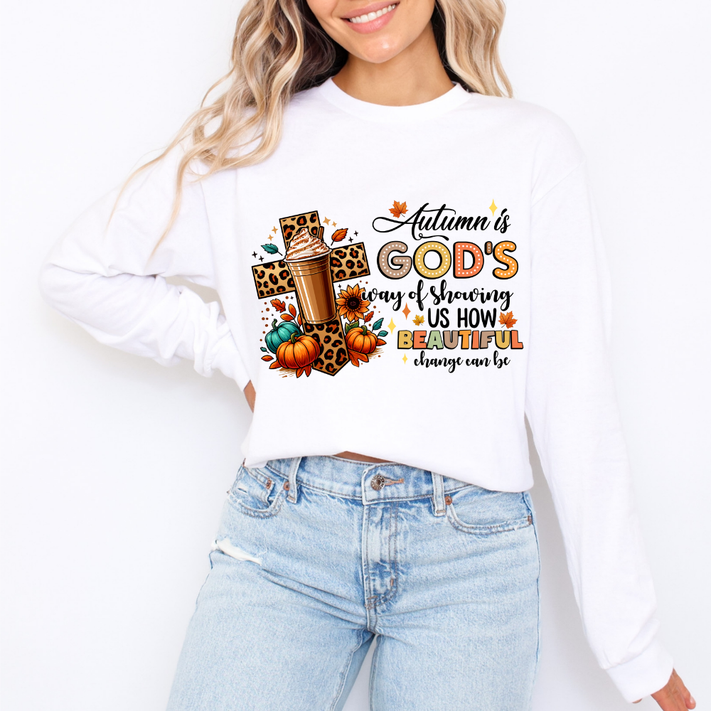 Autumn Is Gods Way Long Sleeve