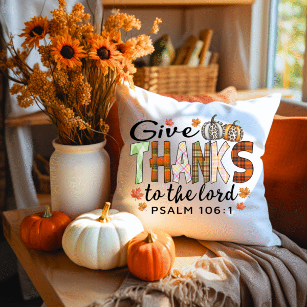 Give Thanks To The Lord Pillow