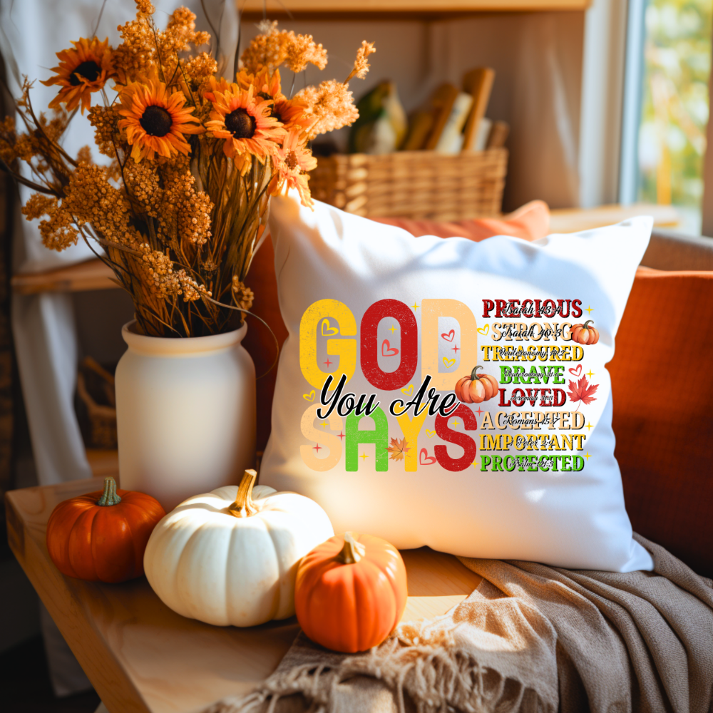 God Says You Are Pillow