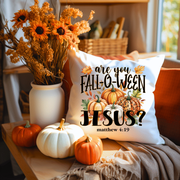 Are You Falloween Jesus Pillow