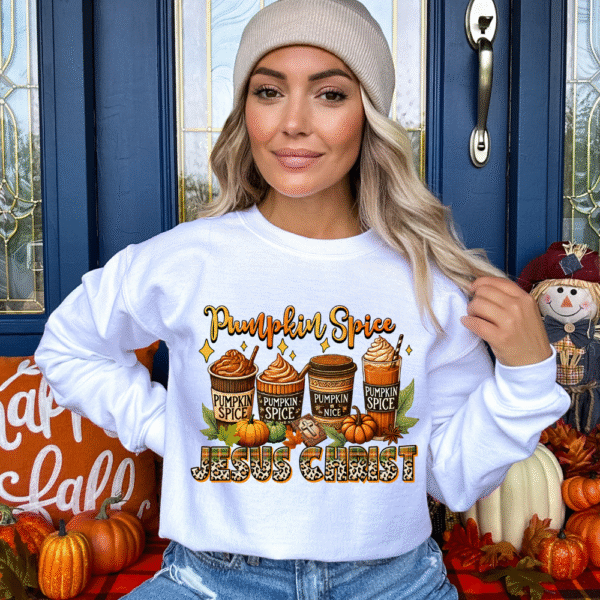 Pumpkin Spice Jesus Christ Sweatshirt