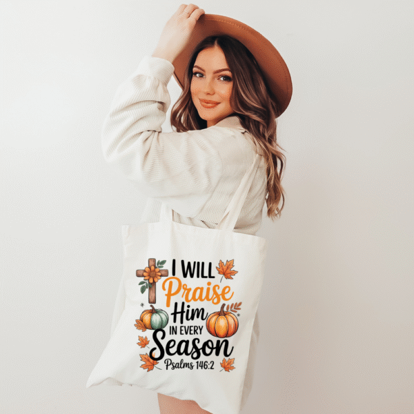 I Will Praise Him Tote Bag
