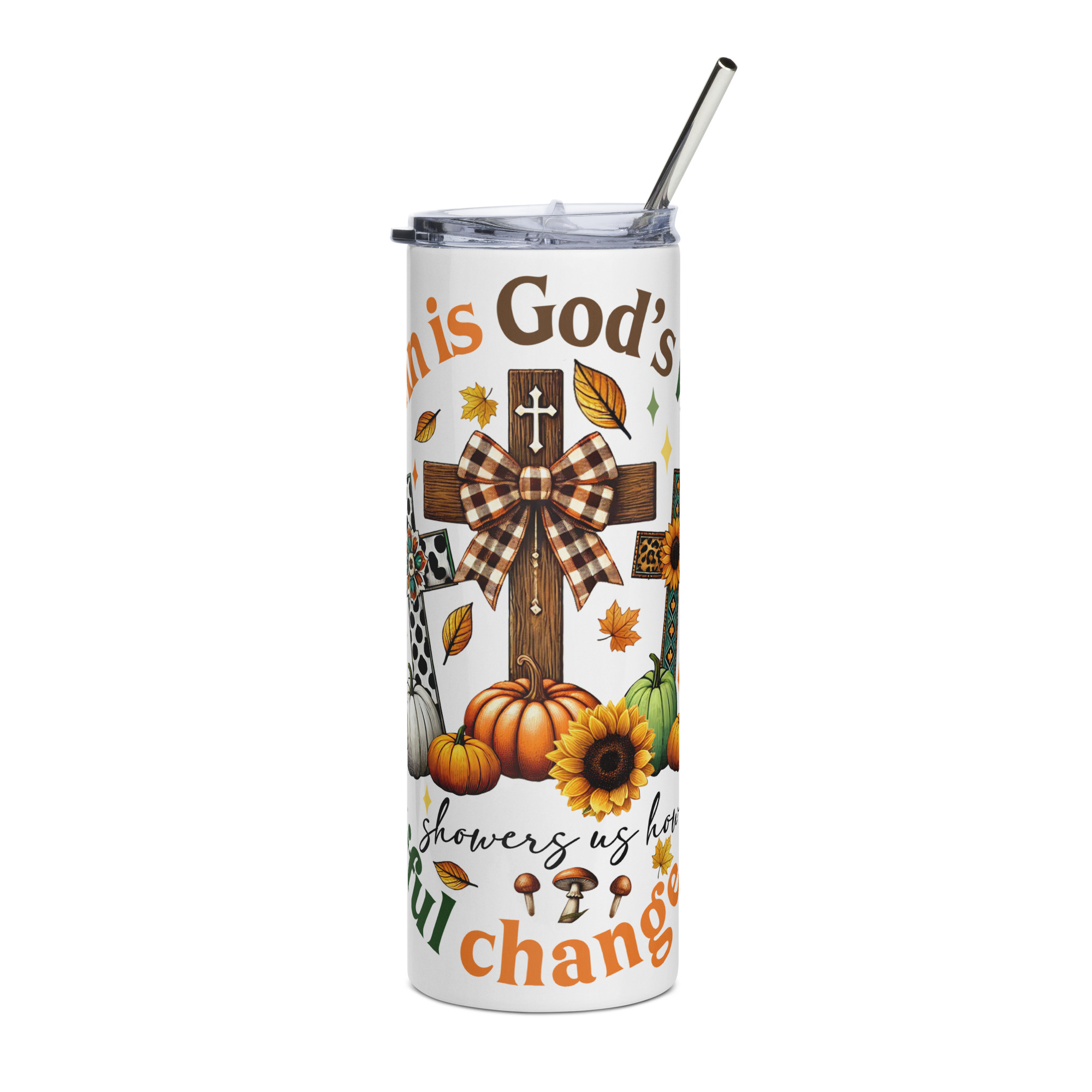 Autumn Is Gods Way Tumbler - Image 2